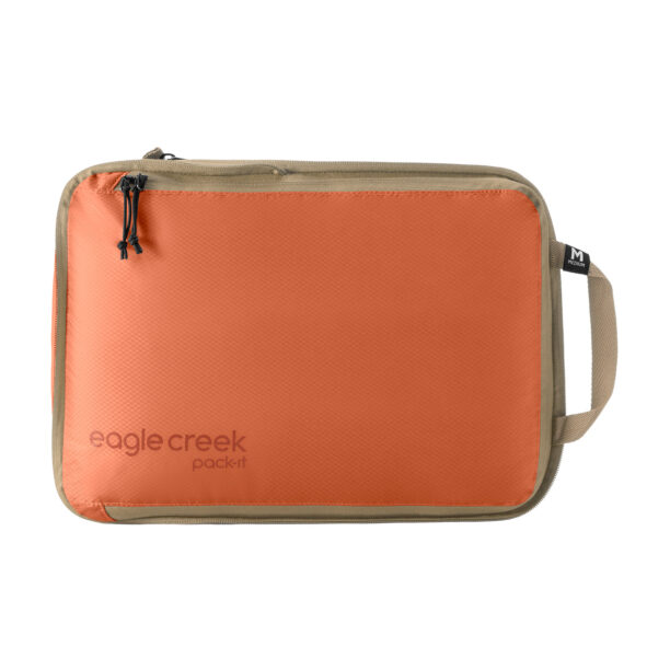 Organizator de voiaj Eagle Creek Pack-It Isolate Compression Cube M - mandarin