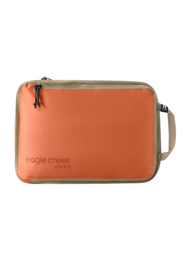 Organizator de voiaj Eagle Creek Pack-It Isolate Compression Cube M - mandarin