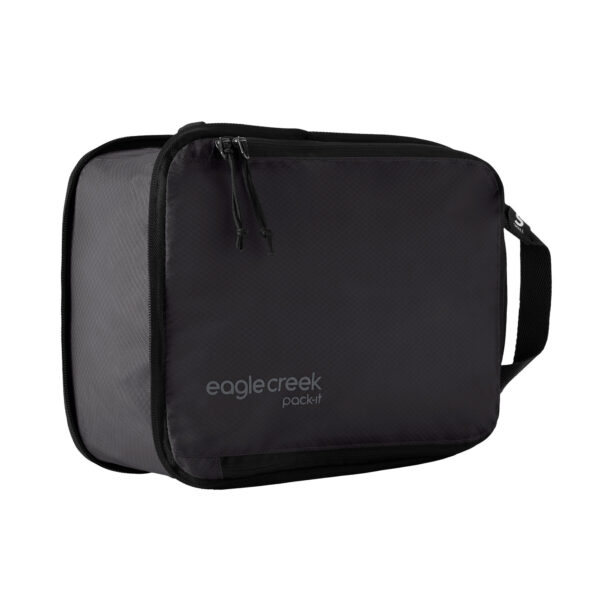 Organizator de voiaj Eagle Creek Pack-It Isolate Compression Cube S - black/black preţ