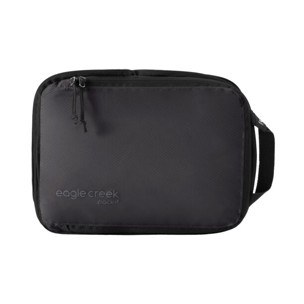 Organizator de voiaj Eagle Creek Pack-It Isolate Compression Cube S - black/black