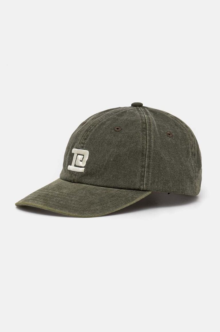 P.E Nation șapcă de baseball din bumbac Throwback Cap culoarea verde