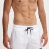 PLEIN SPORT pantaloni scurti de baie culoarea alb