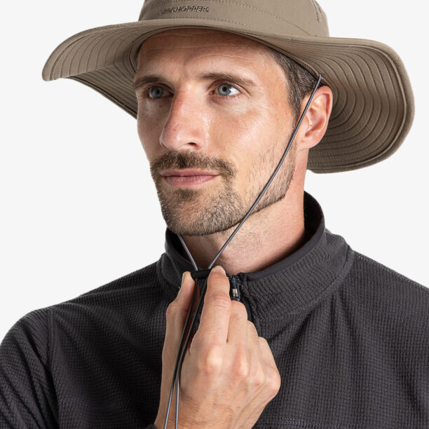 Original Pălărie sport Craghoppers NosiLife Outback Hat II - pebble