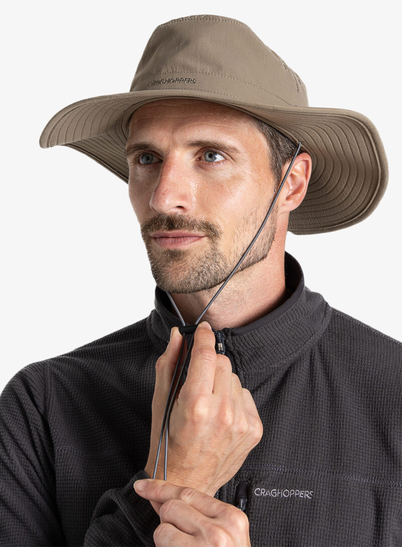 Original Pălărie sport Craghoppers NosiLife Outback Hat II - pebble