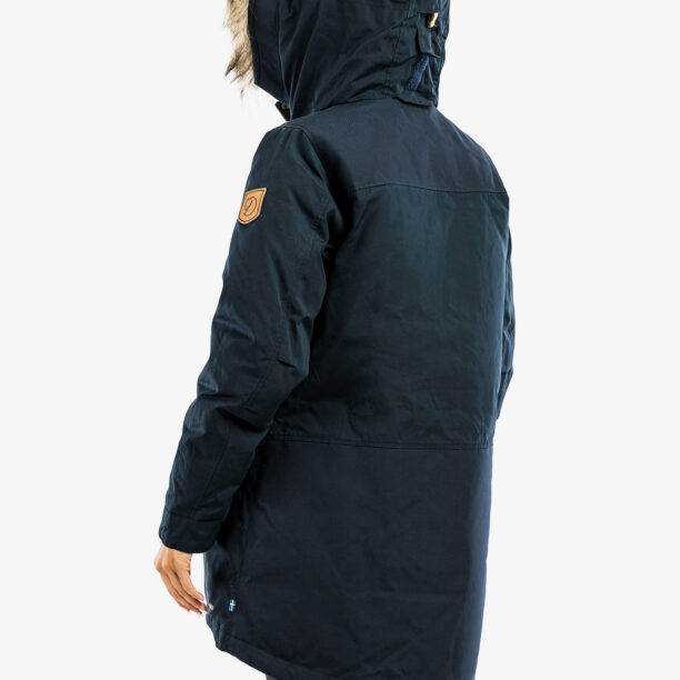 Original Palton matlasat femei Fjallraven Singi Down Jacket - dark navy