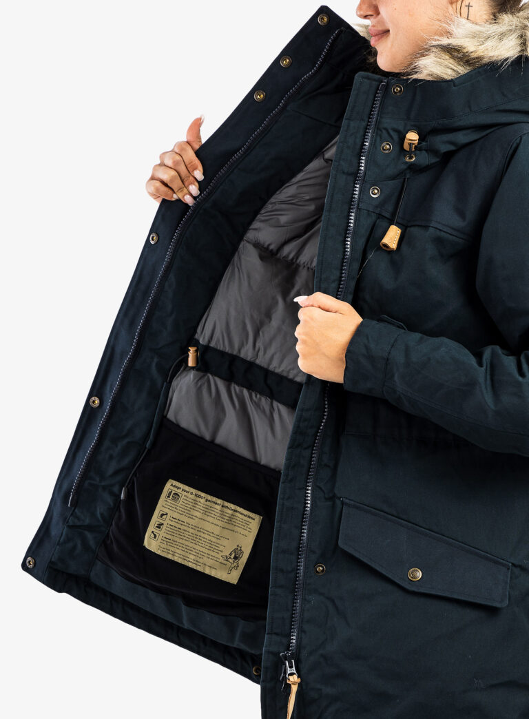 Palton matlasat femei Fjallraven Singi Down Jacket - dark navy - imagine 6