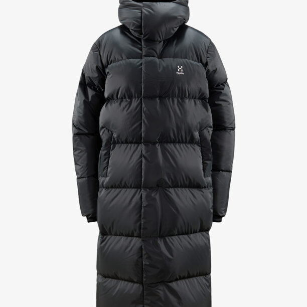 Palton matlasat femei Haglofs Long Down Parka - true black