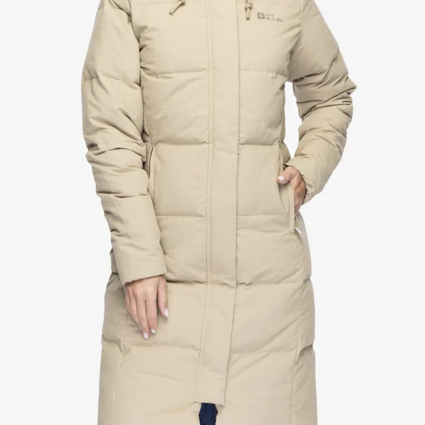 Palton matlasat femei Jack Wolfskin Nordlicht Coat - anis