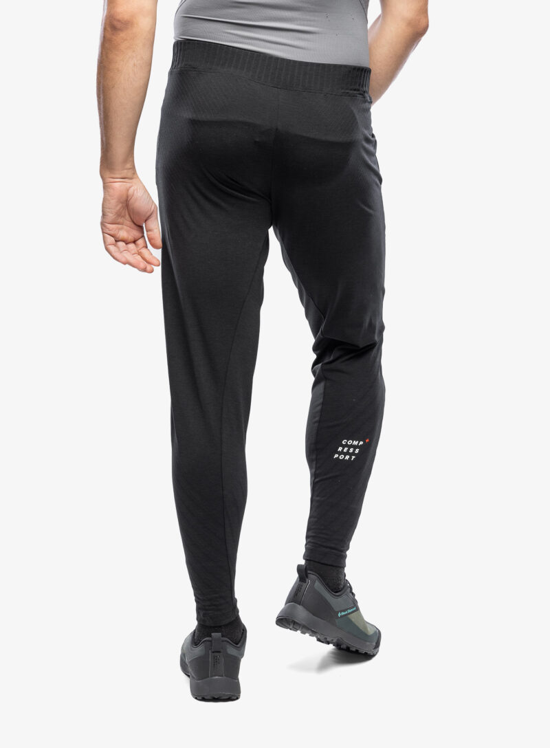 Pantaloni Compressport Seamless Pants - black melange preţ