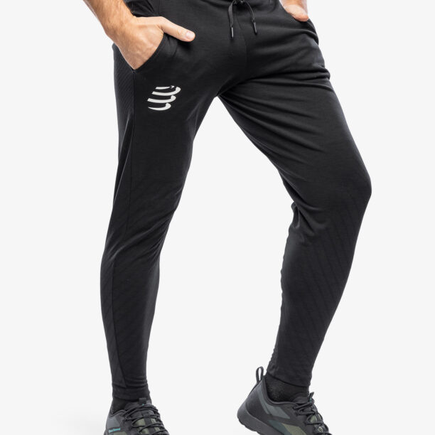 Cumpăra Pantaloni Compressport Seamless Pants - black melange