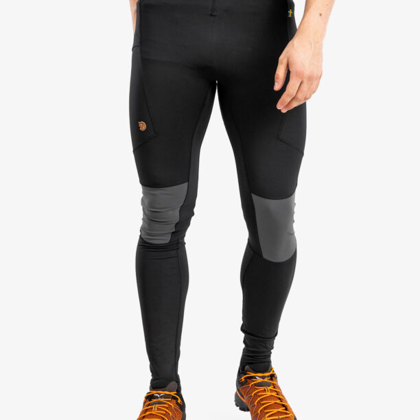 Cumpăra Pantaloni Fjallraven Abisko Trekking Tights Pro - black/iron grey