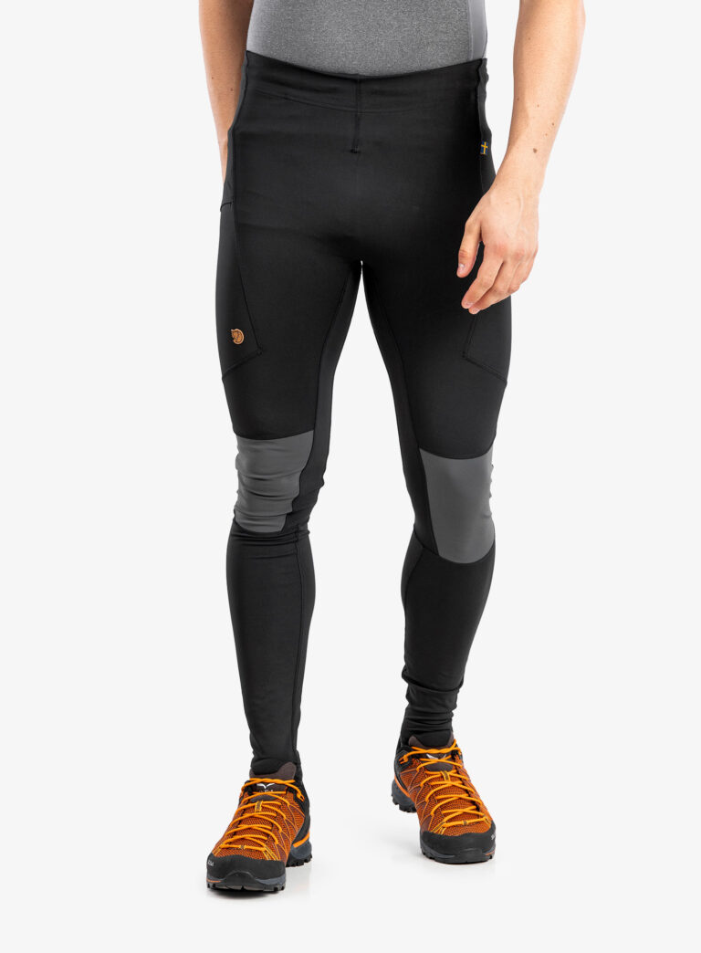 Cumpăra Pantaloni Fjallraven Abisko Trekking Tights Pro - black/iron grey