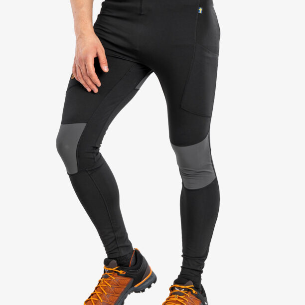 Pantaloni Fjallraven Abisko Trekking Tights Pro - black/iron grey