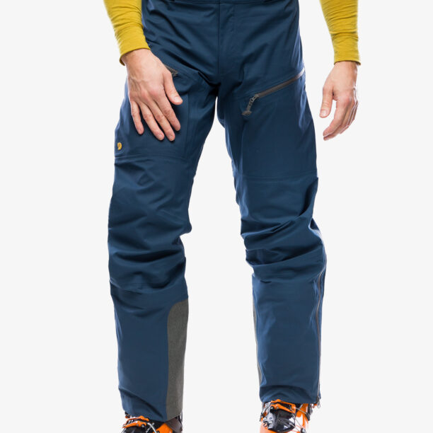 Pantaloni Fjallraven Bergtagen Eco-Shell Trousers - mountain blue