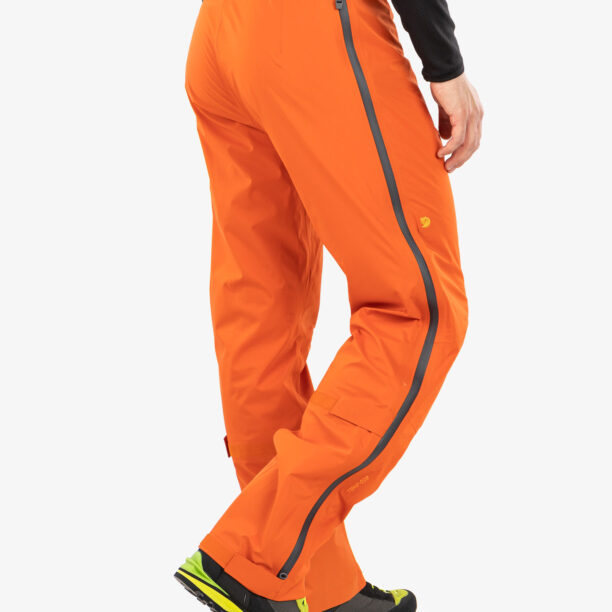 Preţ Pantaloni Fjallraven Bergtagen Lite Eco-Shell Trs  - hokkaido orange