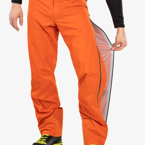 Original Pantaloni Fjallraven Bergtagen Lite Eco-Shell Trs  - hokkaido orange