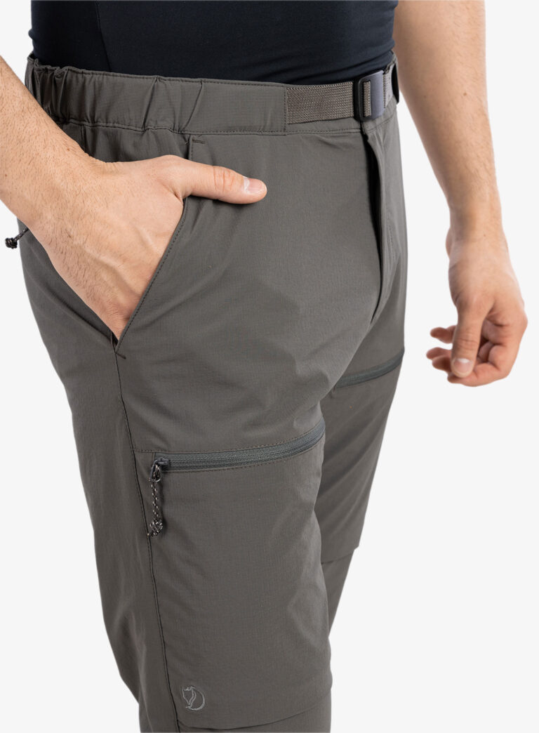 Original Pantaloni Fjallraven High Coast Hike Trousers Reg - mountain grey