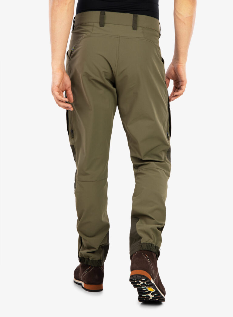 Preţ Pantaloni Fjallraven Keb Agile Trousers - laurel green/deep forest