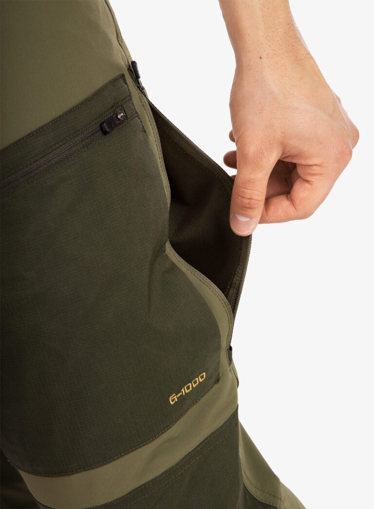 Pantaloni Fjallraven Keb Agile Trousers - laurel green/deep forest - imagine 6