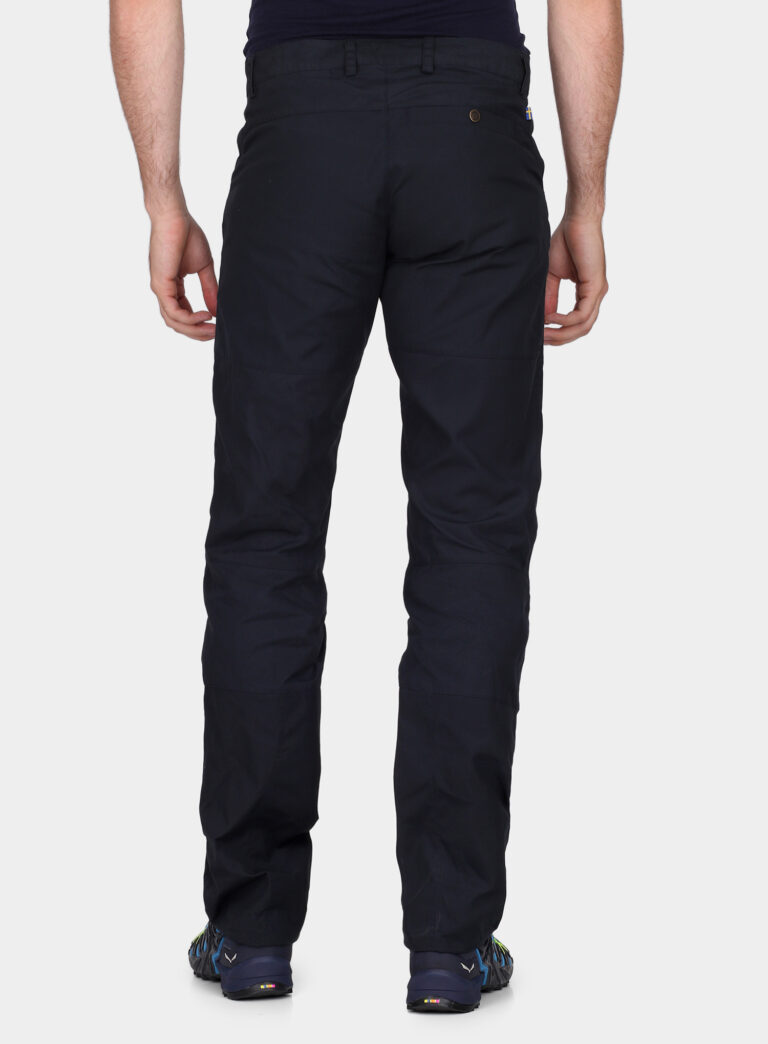 Pantaloni Fjallraven Nils Trousers - dark navy preţ