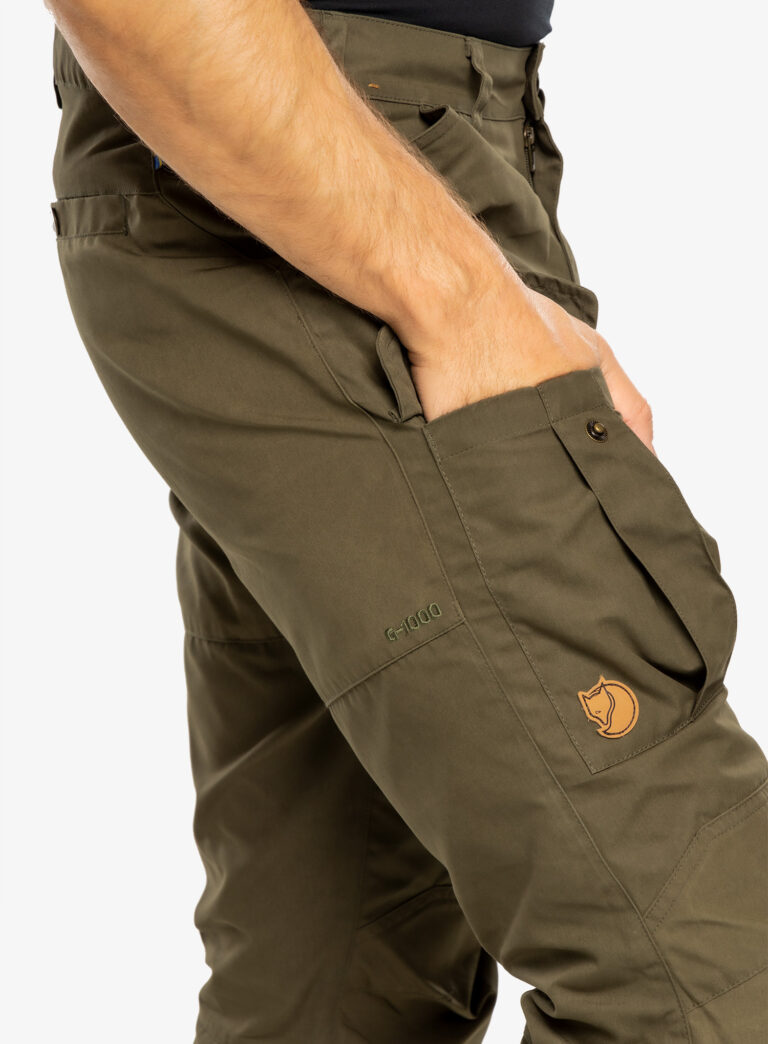 Pantaloni Fjallraven Nils Trousers - laurel green - imagine 6