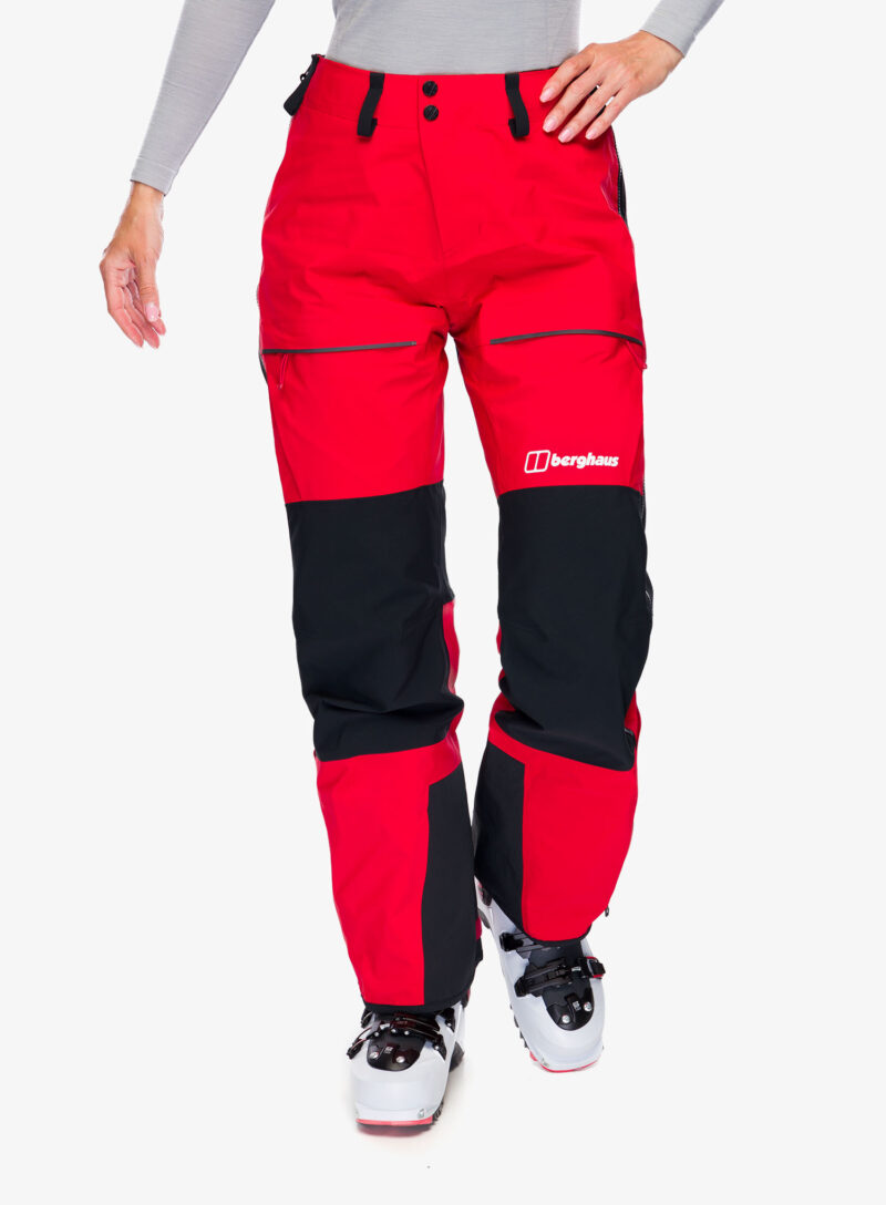 Pantaloni GORE TEX femei Berghaus MTN Guide GTX Pro Pant - goji berry/jet black