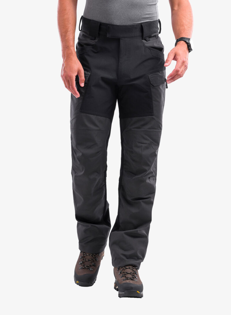 Pantaloni Helikon-Tex Hybrid Outback Pants - DuraCanvas - ash grey/bla