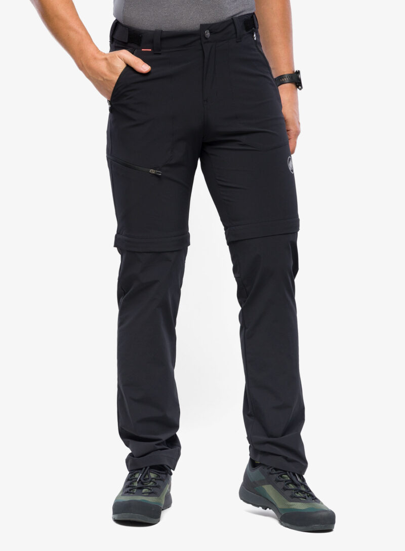 Original Pantaloni barbatesti Mammut Runbold Zip Off Pants - black