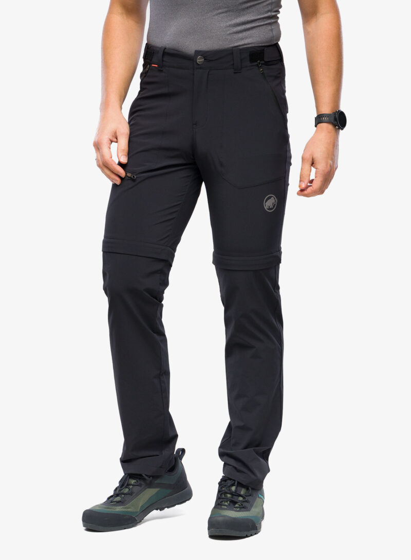 Pantaloni barbatesti Mammut Runbold Zip Off Pants - black