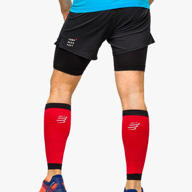 Cumpăra Pantaloni de alergare Compressport R2 3.0 - red/black