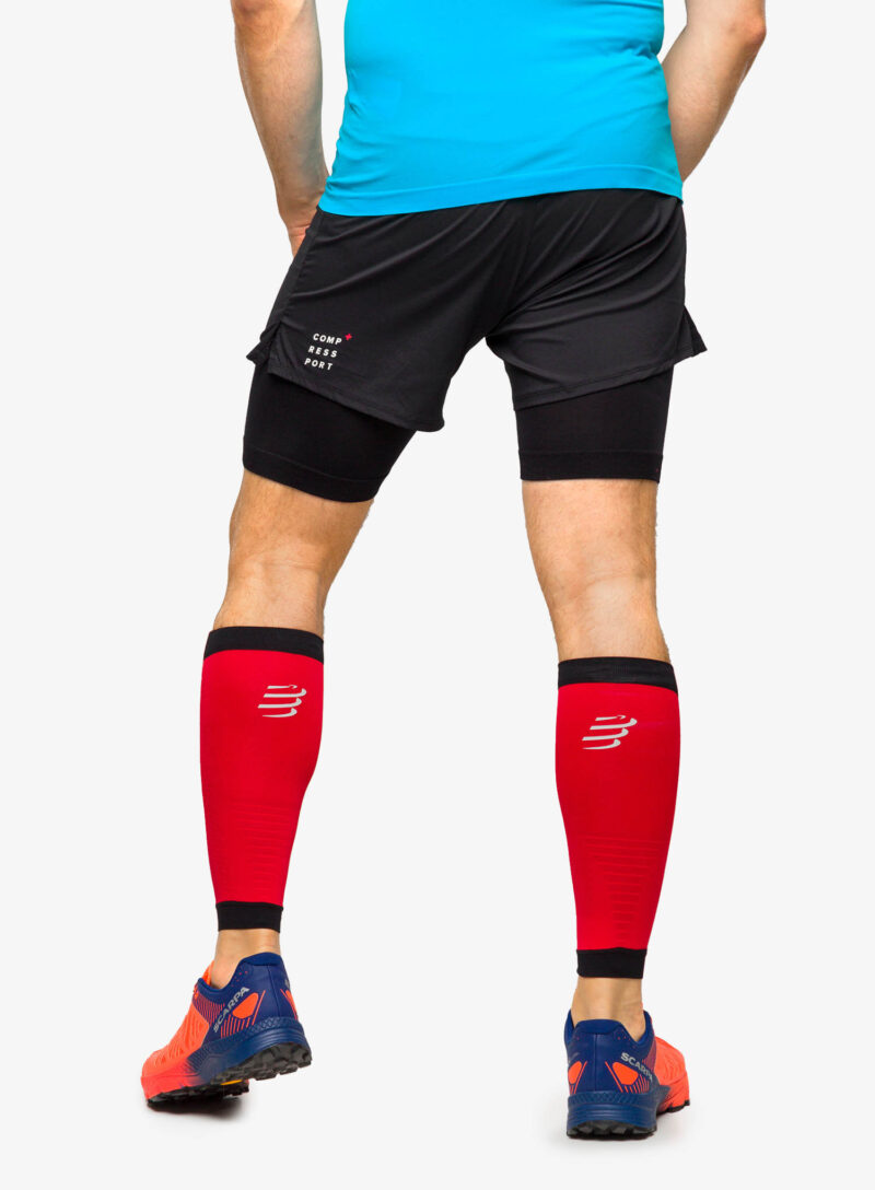 Cumpăra Pantaloni de alergare Compressport R2 3.0 - red/black