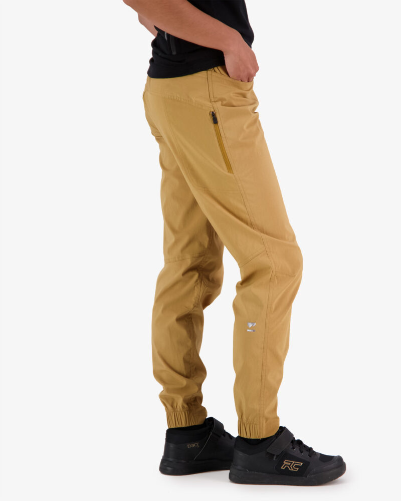 Original Pantaloni de ciclism pentru femei Mons Royale Virage Pants - cumin