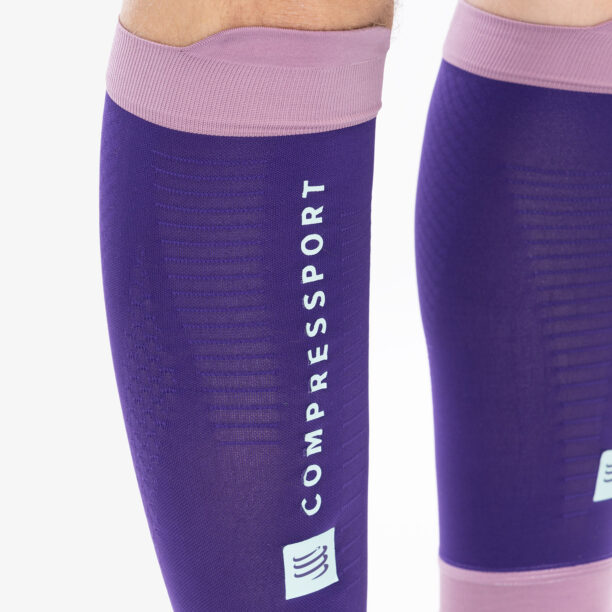 Original Pantaloni de compresie Compressport R2 3.0 - purple/grape