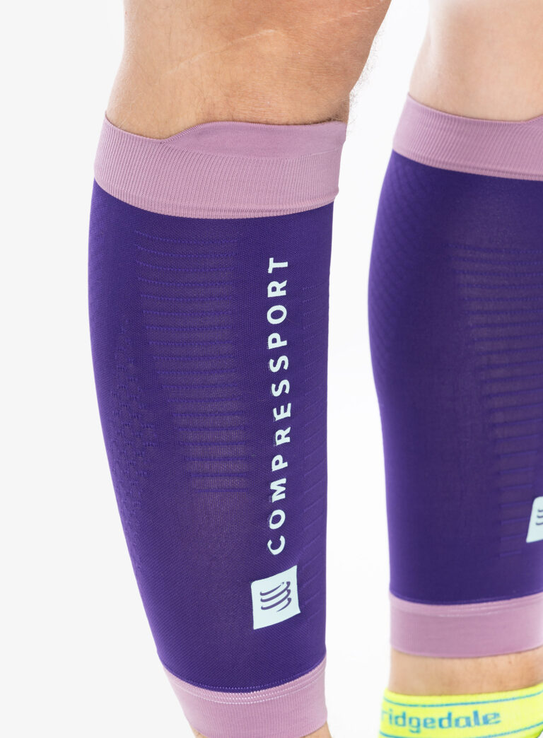 Original Pantaloni de compresie Compressport R2 3.0 - purple/grape