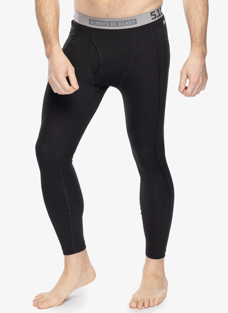 Pantaloni de corp barbati 5.11 Tropos Baselayer Tight - black