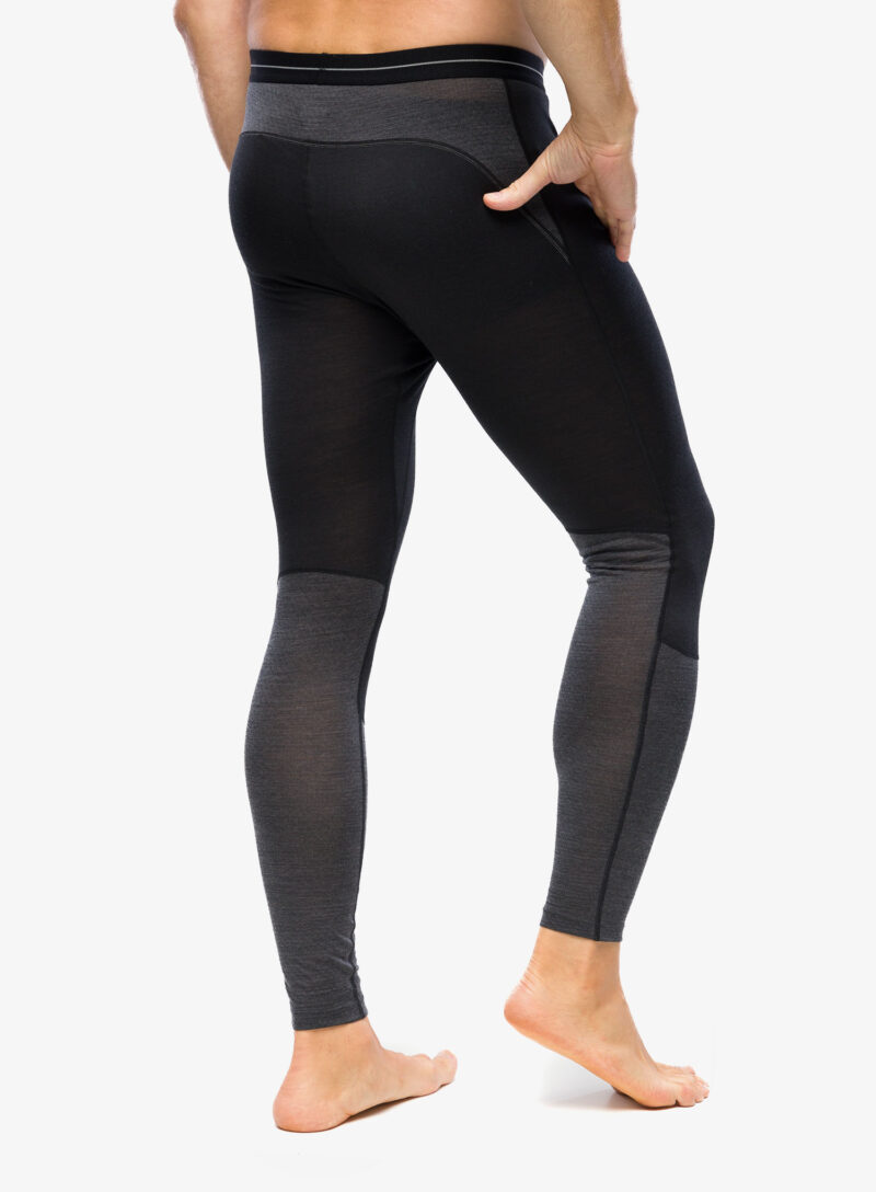 Preţ Pantaloni de corp barbati Icebreaker 125 ZoneKnit Leggings - black/jet