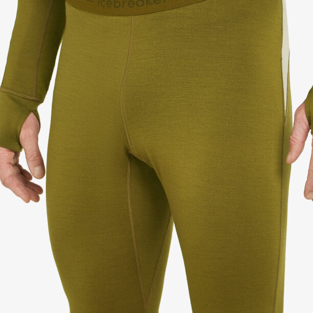 Preţ Pantaloni de corp barbati Icebreaker 260 ZoneKnit Leggings - algae/ashen/cb