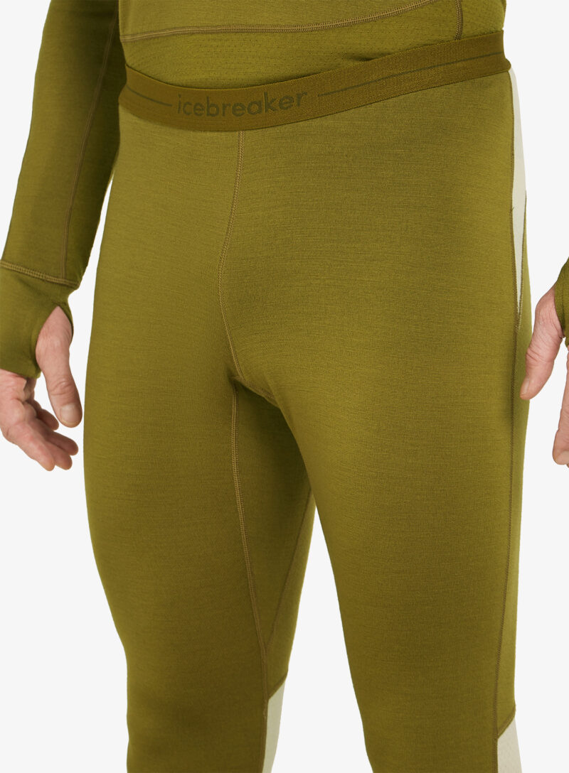 Preţ Pantaloni de corp barbati Icebreaker 260 ZoneKnit Leggings - algae/ashen/cb