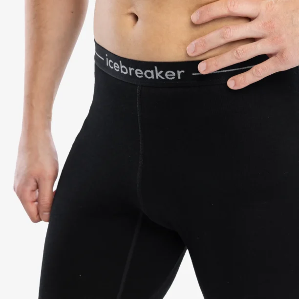 Preţ Pantaloni de corp barbati Icebreaker 260 ZoneKnit Leggings - black/jet