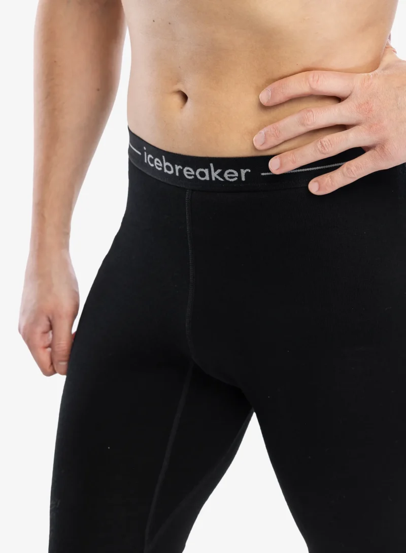 Preţ Pantaloni de corp barbati Icebreaker 260 ZoneKnit Leggings - black/jet