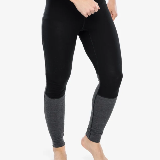 Pantaloni de corp barbati Icebreaker 260 ZoneKnit Leggings - black/jet