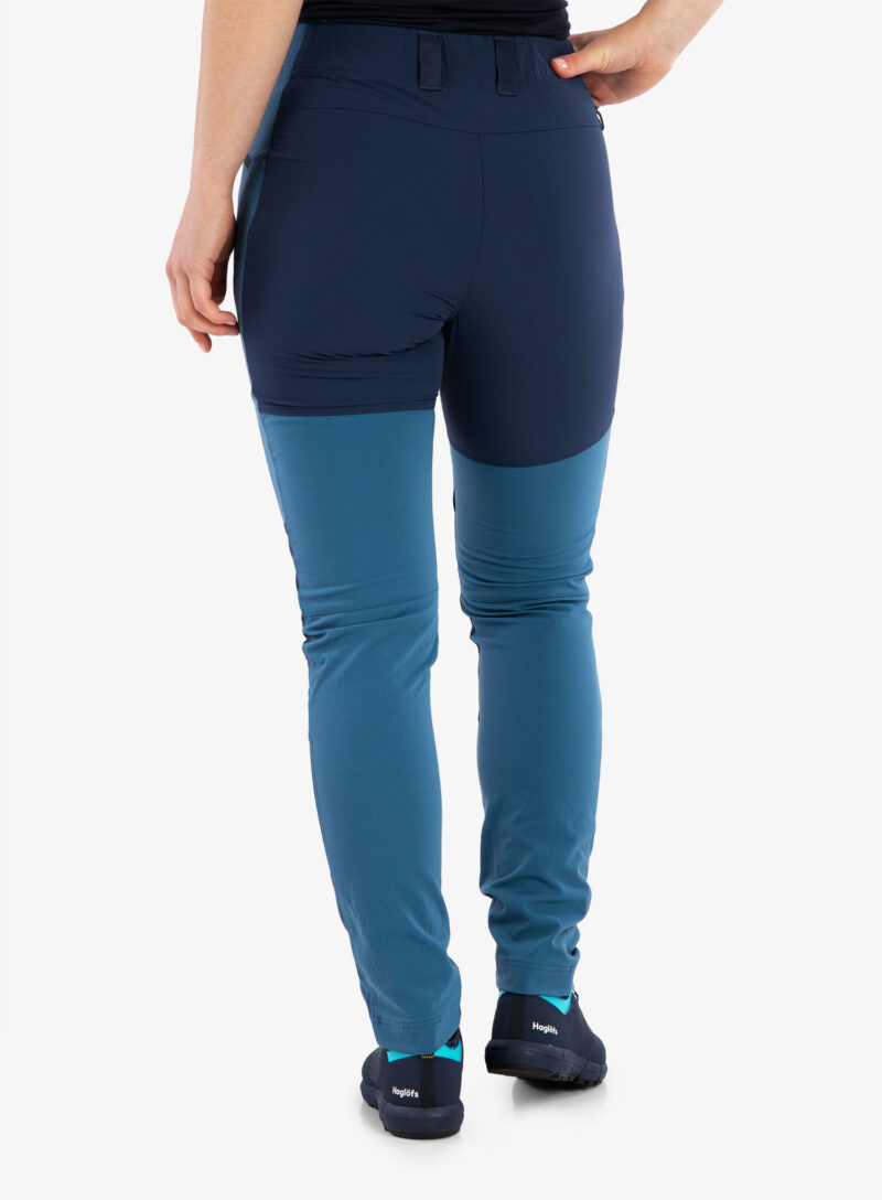 Preţ Pantaloni de munte femei Haglofs Mid Slim Pant - dark ocean/tarn blue