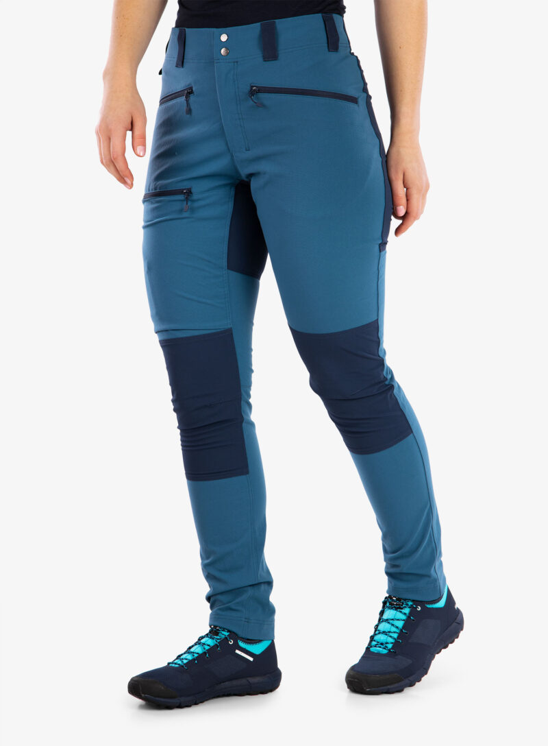 Pantaloni de munte femei Haglofs Mid Slim Pant - dark ocean/tarn blue