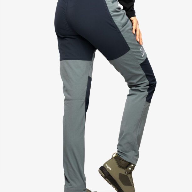 Preţ Pantaloni de munte femei Haglofs Mid Slim Pant - steel blue/tarn blue