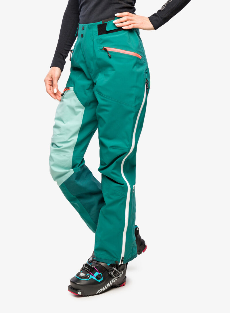 Pantaloni de munte femei Ortovox Westalpen 3L Pants - pacific green