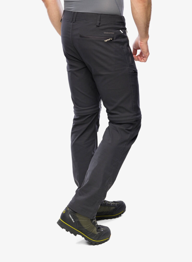 Cumpăra Pantaloni drumetie Craghoppers NosiLife Pro Convertible Trouser III - black pepper