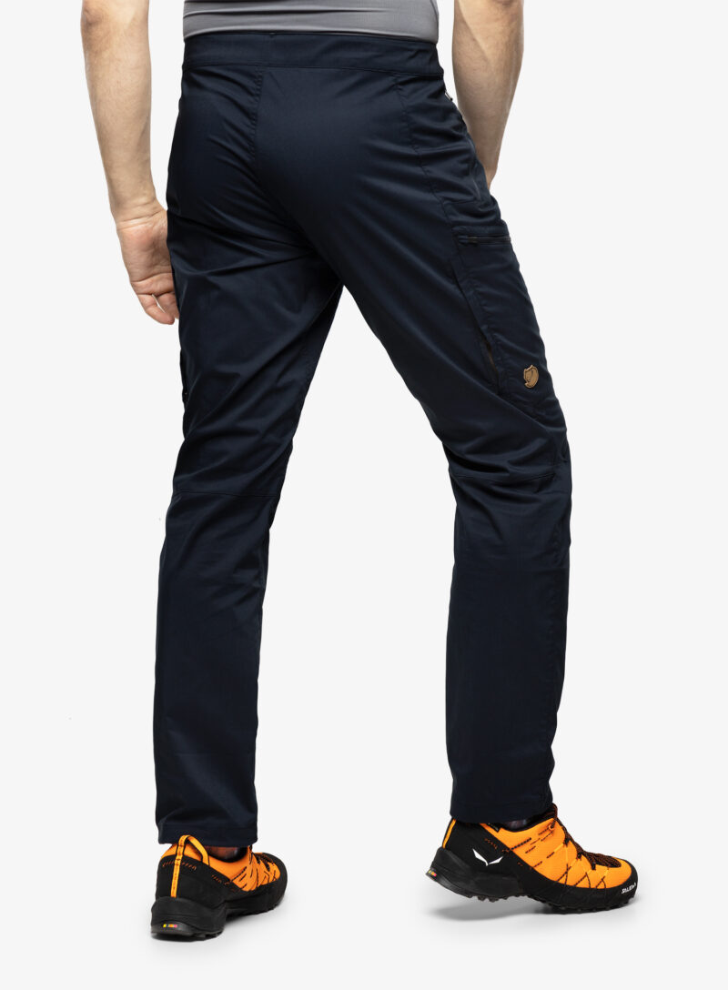 Preţ Pantaloni drumetie Fjallraven Abisko Hike Trousers - dark navy