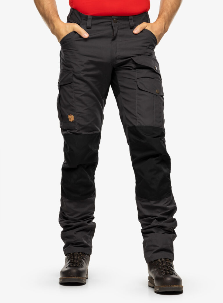 Cumpăra Pantaloni drumetie Fjallraven Barents Pro Trousers M - dark grey/black