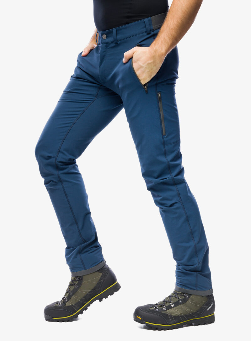 Cumpăra Pantaloni drumetie Fjallraven Bergtagen Stretch Trousers - mountain blue