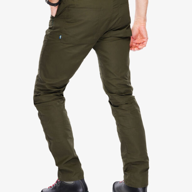 Preţ Pantaloni drumetie Fjallraven Greenland Jeans Long - deep forest